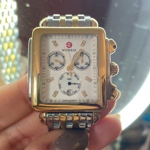 Michele Deco watch wirh diamonds